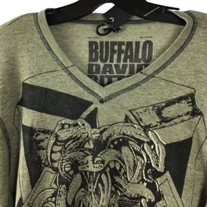 BUFFALO DAVID BITTON Womens Long Sleeve Tshirt NEW